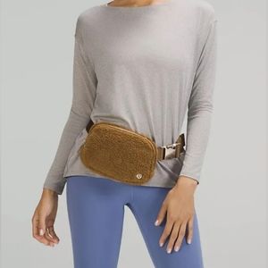 Lululemon Fleece Everywhere Belt Bag 1L - Burnt Caramel